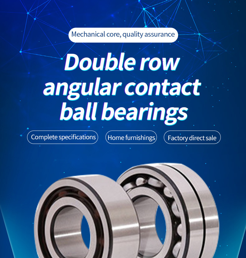 Construction Machinery DoubleRow Angular Contact Ball Bearings 5200520152105212
