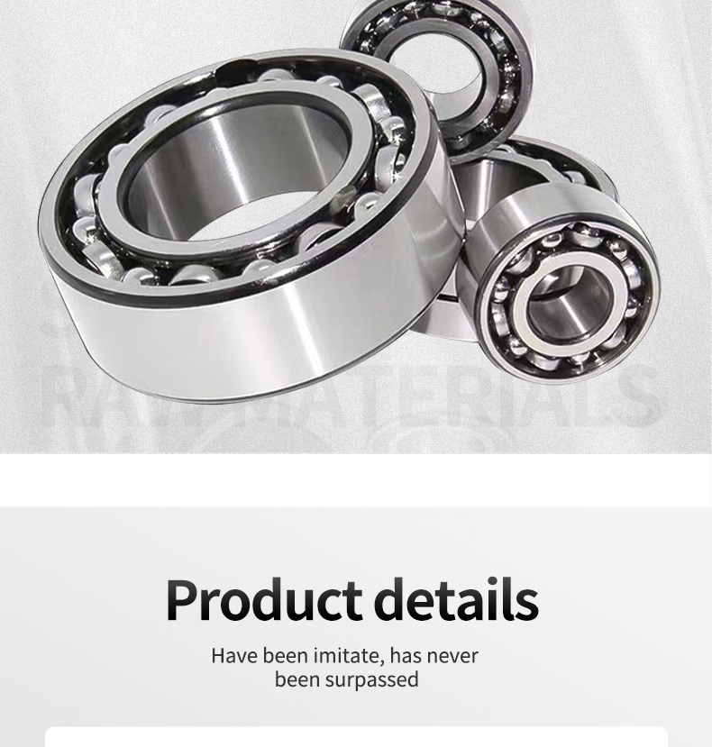 Construction Machinery DoubleRow Angular Contact Ball Bearings 5200520152105212