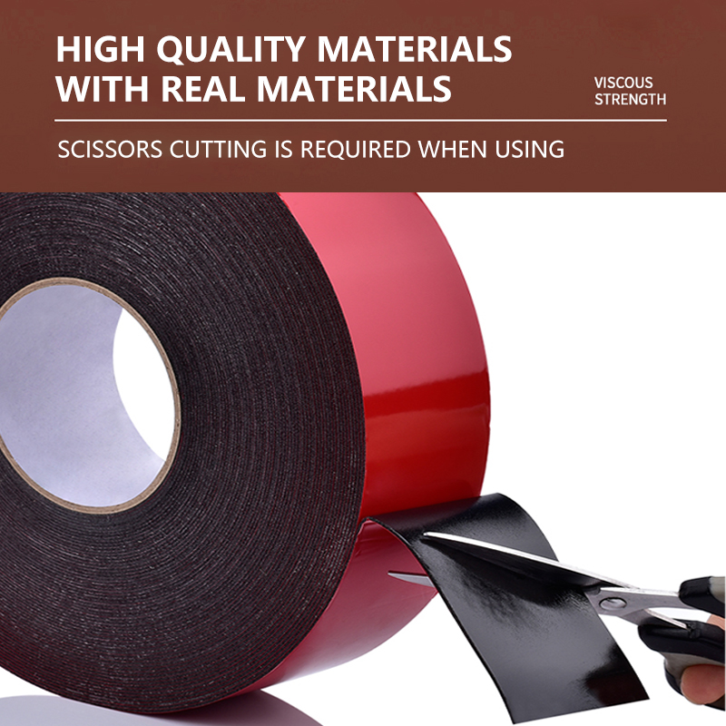 Plastic parts with doublesided adhesive VHB foam high viscosity doublesided adhesive support mailbox contact