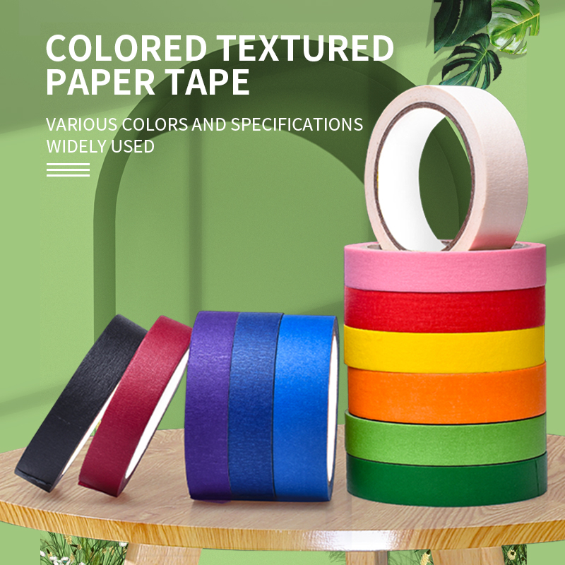 Color shading belt automotive furniture paint shading easy tear with nail crepe paper decorative partition order note c