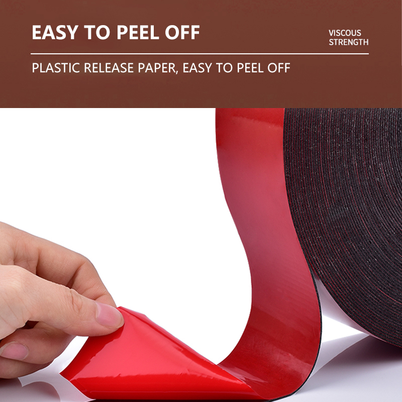 Plastic parts with doublesided adhesive VHB foam high viscosity doublesided adhesive support mailbox contact