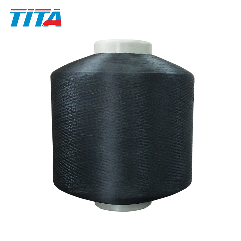 100D dope dyed polyester FDY DTY twisted yarn
