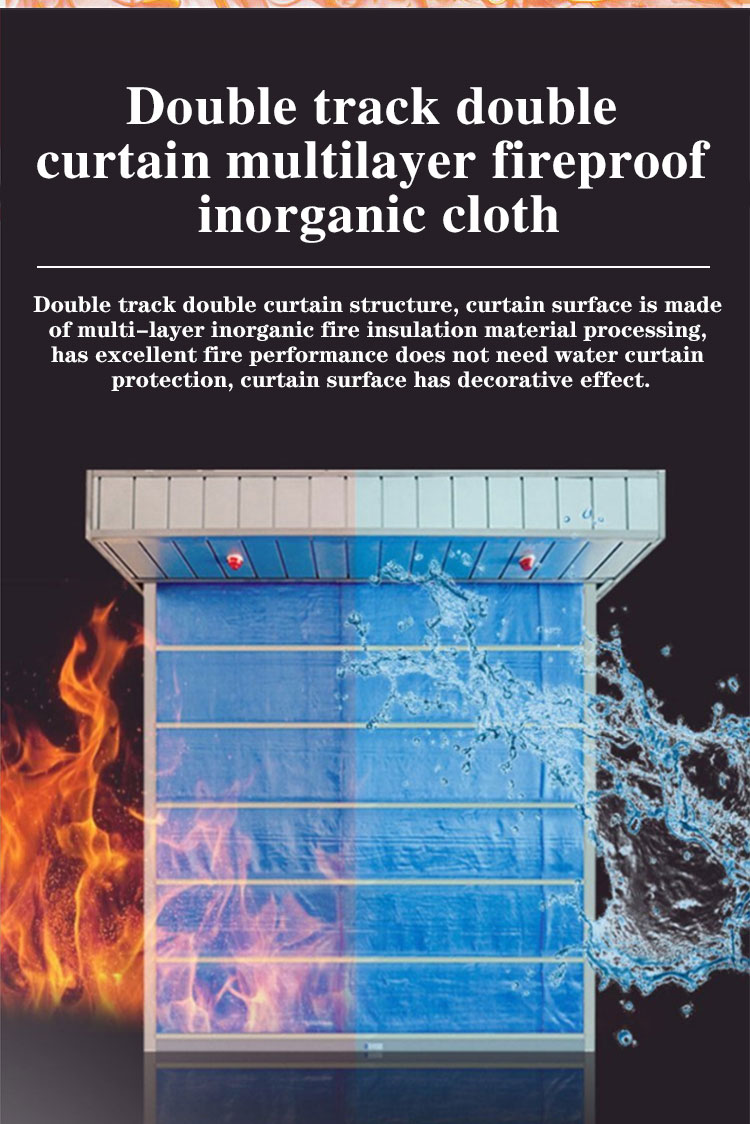 Fire shutter door Fire Rated Rolling Shutter Workshop fire door