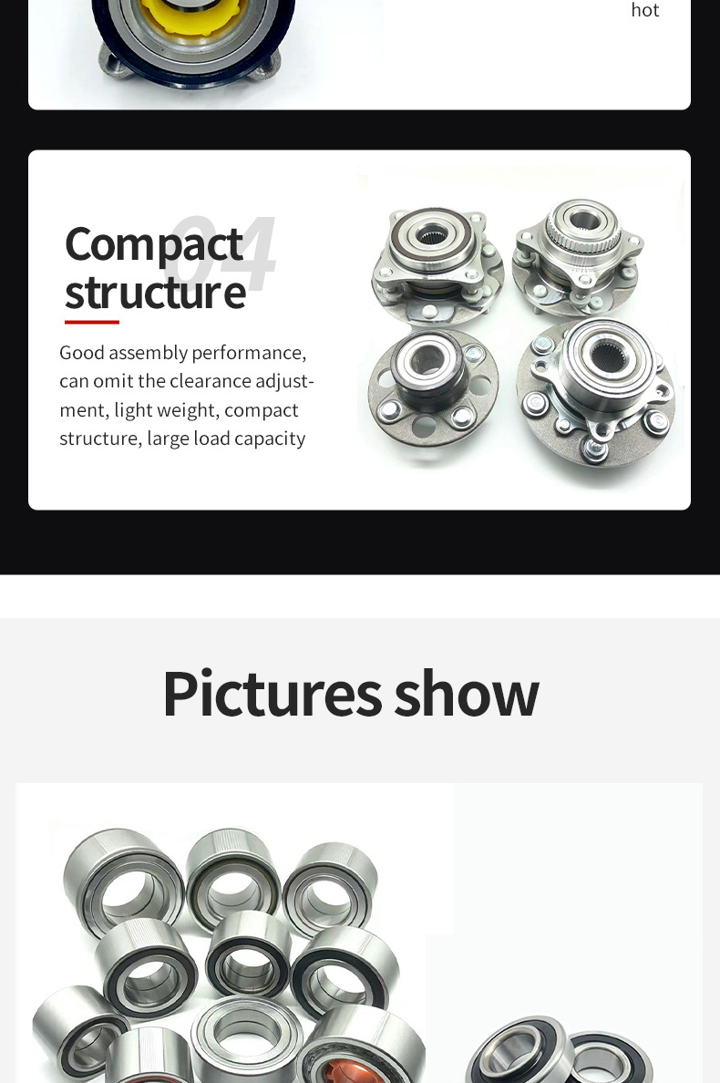 MultiSpecification Automotive Hub Bearings Are Suitable for BMW 525 Opel Other Models