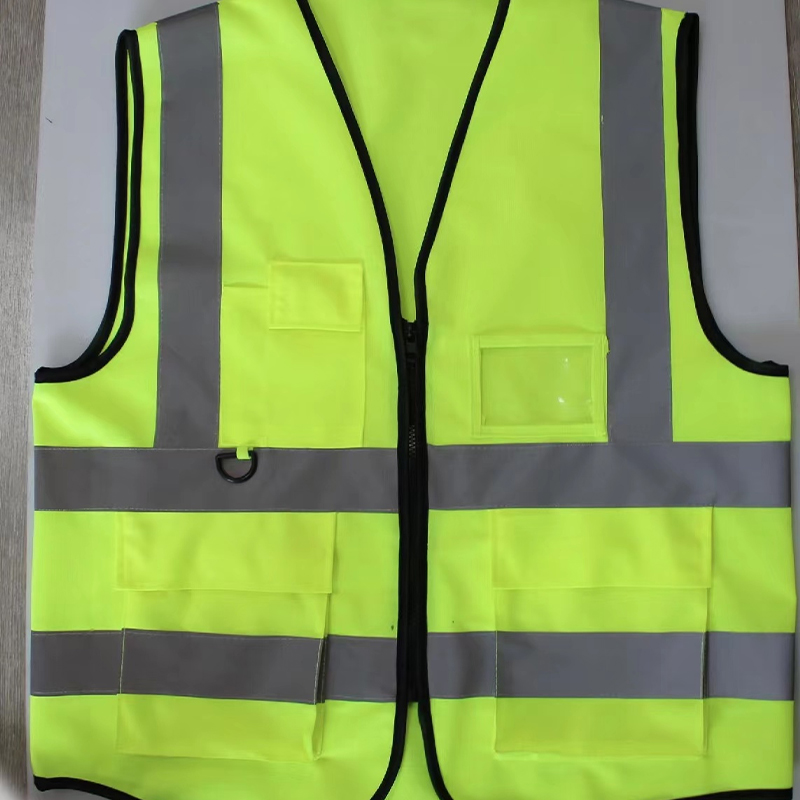 multipocket sanitation clothing reflective vest cycling traffic vest neutral sleeveless sanitation work reflective clot