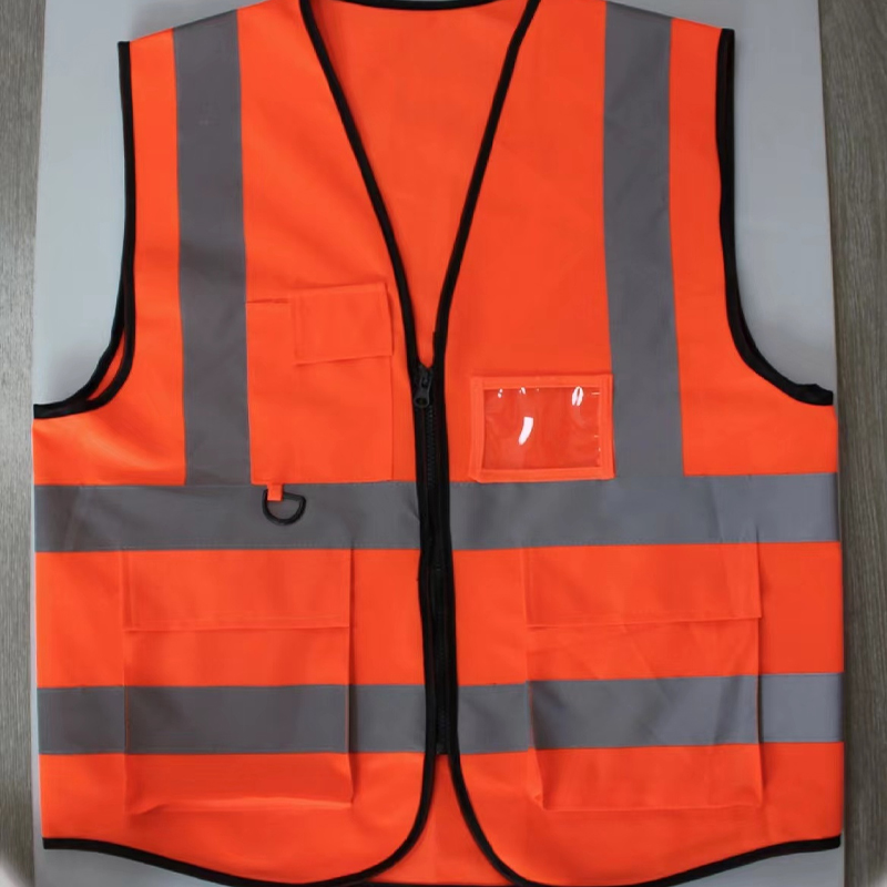 multipocket sanitation clothing reflective vest cycling traffic vest neutral sleeveless sanitation work reflective clot