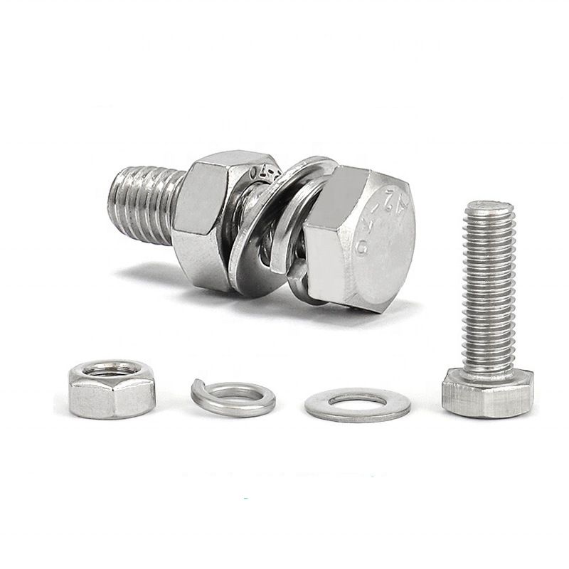 Factory Outlet Stainless Steel Hex Bolts Fasteners Machining All Styles