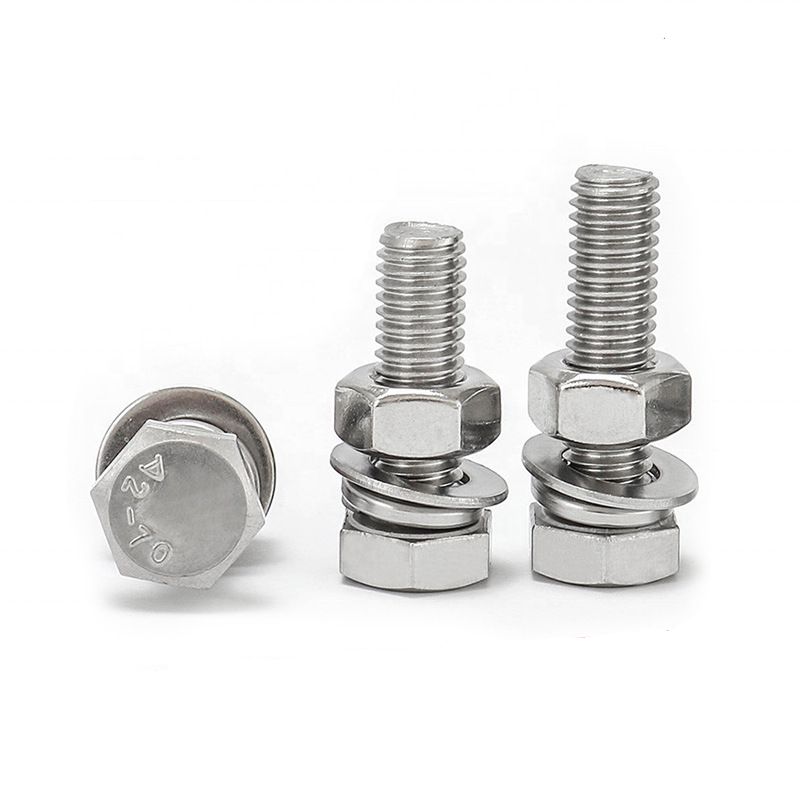 Factory Outlet Stainless Steel Hex Bolts Fasteners Machining All Styles