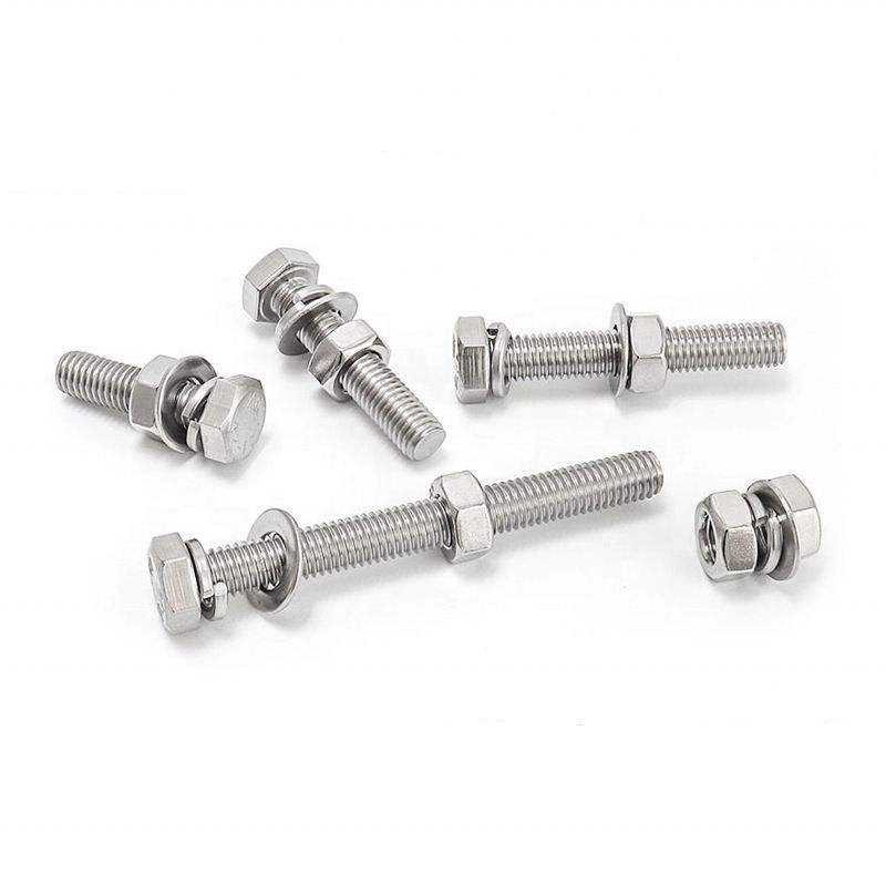 Factory Outlet Stainless Steel Hex Bolts Fasteners Machining All Styles