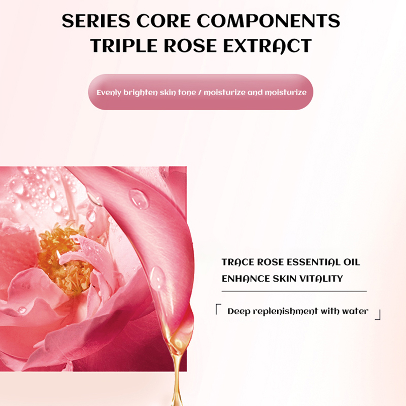 TOPROSE Pure Plant Rose Essential Oil Set Essential Oil 10ml Rose Crystal Activating Lotion 30ml Support email conta