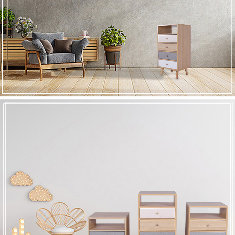 Factory New Style Bedside Chest Drawer Cabinet for Sale