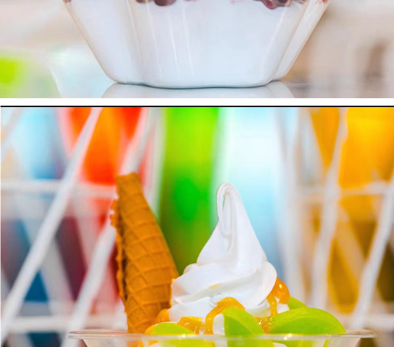 Disposable plastic ice cream plum bowl sand ice cup cotton bowl 100 pieces
