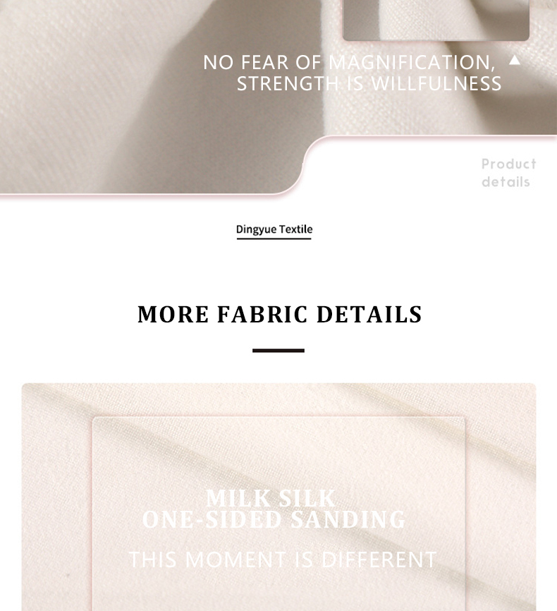 100D Milk Silk Fabric 95 Polyester 5 Spandex Fabric Strong WearResistant Good Color Fastness No Fading No s