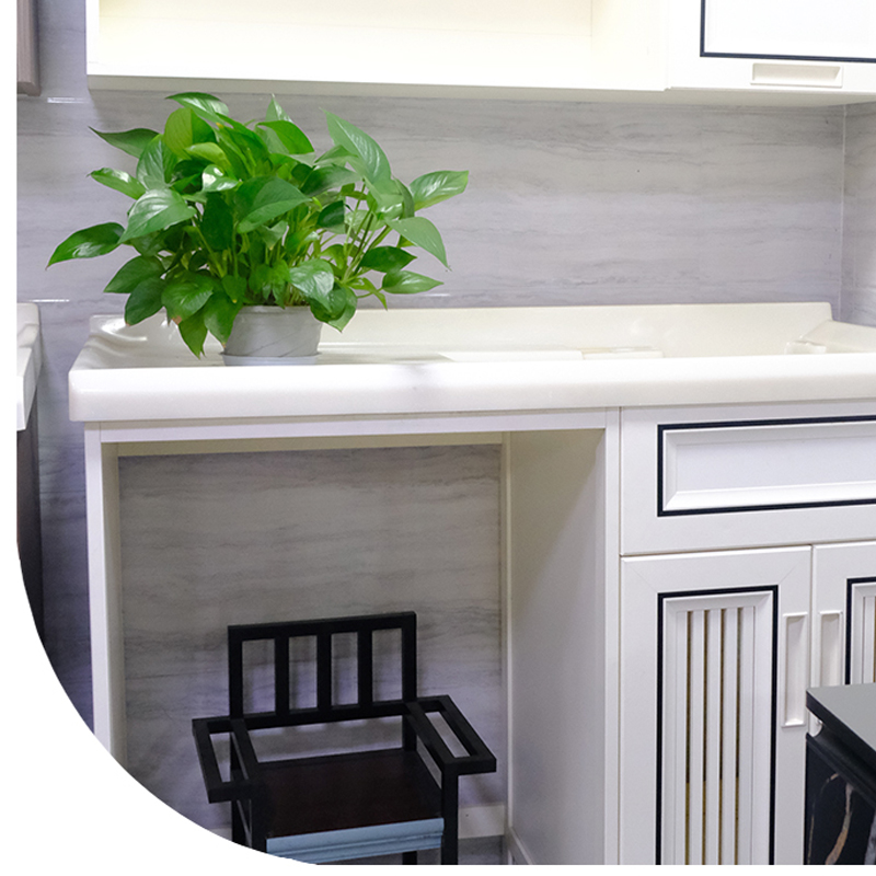 Customizable bathroom cabinet floor cabinet main cabinet aluminum alloy balcony cabinet marble floor combination cabinet
