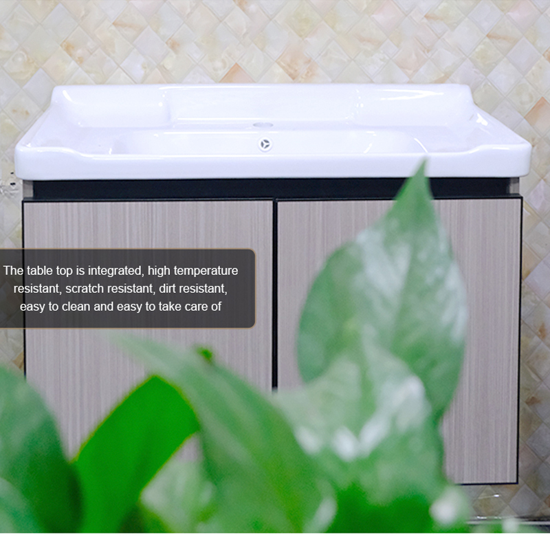 Customizable new bathroom cabinet combination toilet one ceramic basin modern minimalist hand wash sink mirror cabinet c