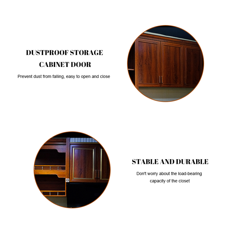 Customizable solid wood whole house aluminum alloy kitchen cabinet design hanging cabinet kitchen cabinet wardrobe cabin