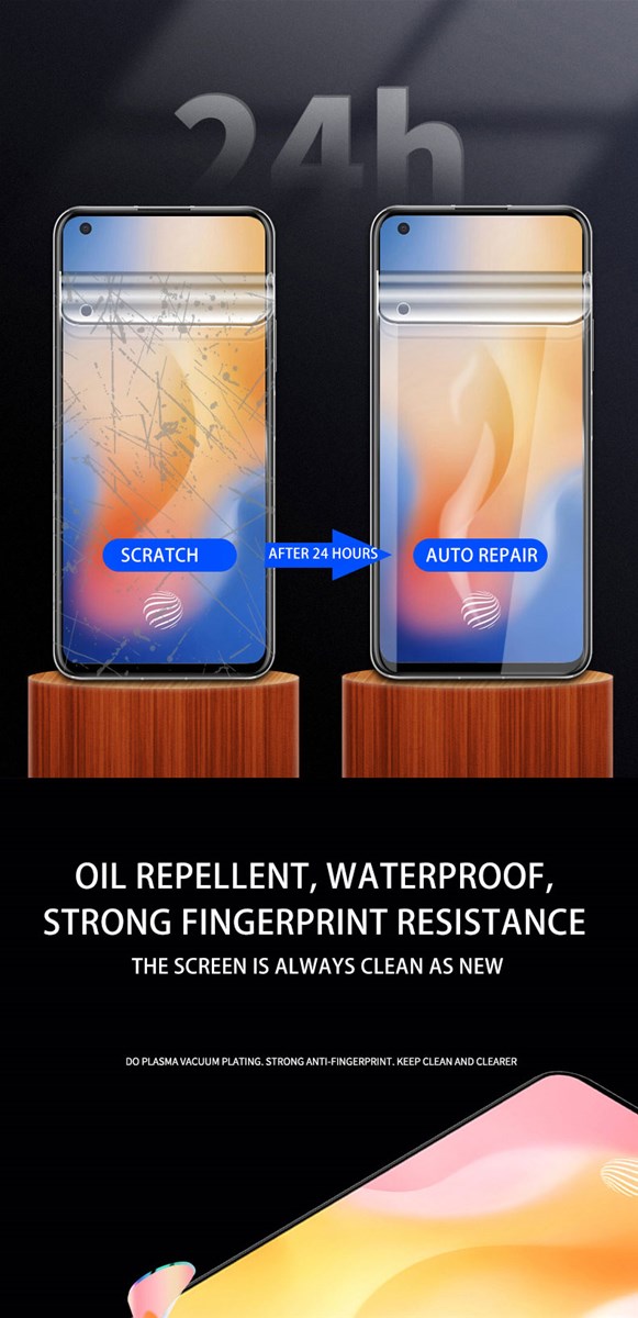 Suitable for VIVO X50 ultrahighdefinition eye protection antifingerprint antiscratch mobile phone film hydrogel film
