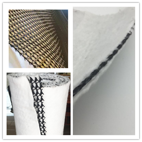 Geocomposite drainage network 5mm mesh core for roadbed waste dump exhaust