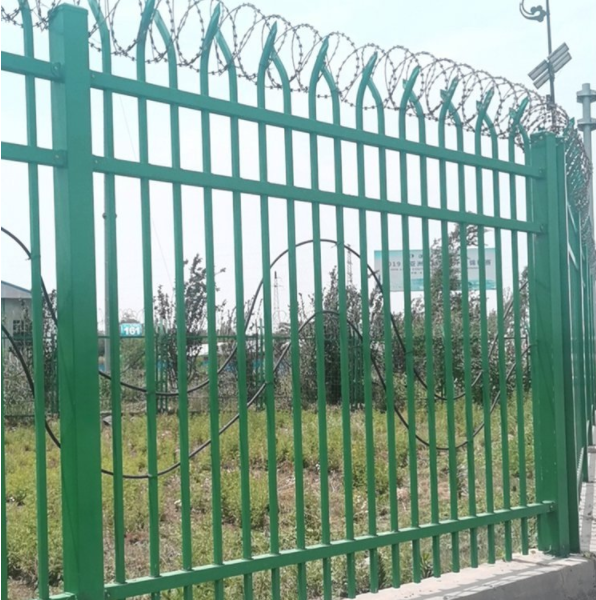 Both sides of the canal are separated by metal fences to protect drinking water sources