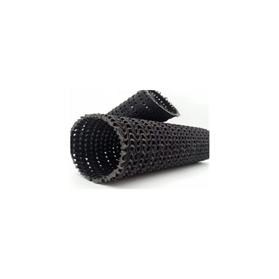 Rigid permeable pipe HDPE material for underground seepage drainage is resistant to pressure strong acid alk