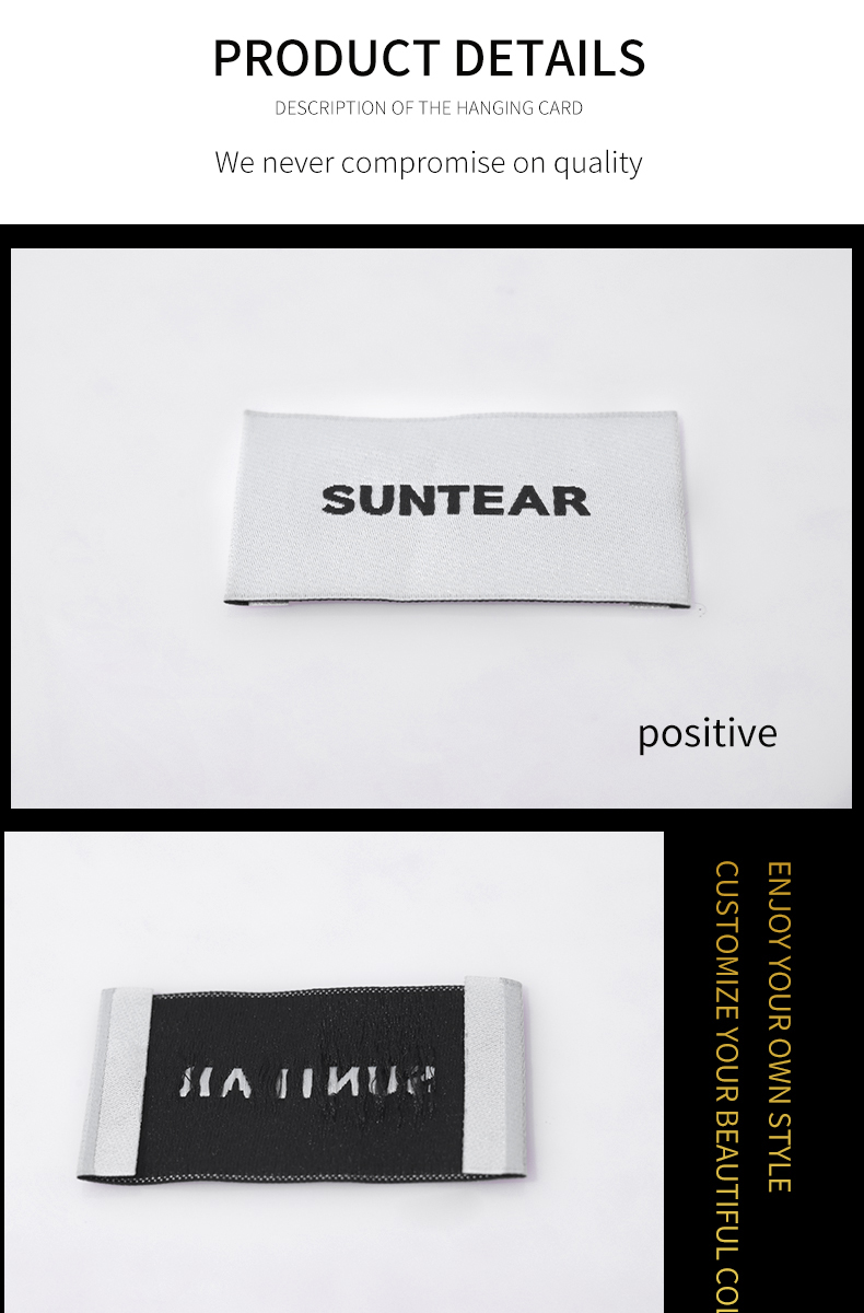 Special custom clothing collar labelSupport Online Order Specific price is based on contactMinimum 5000 pieces