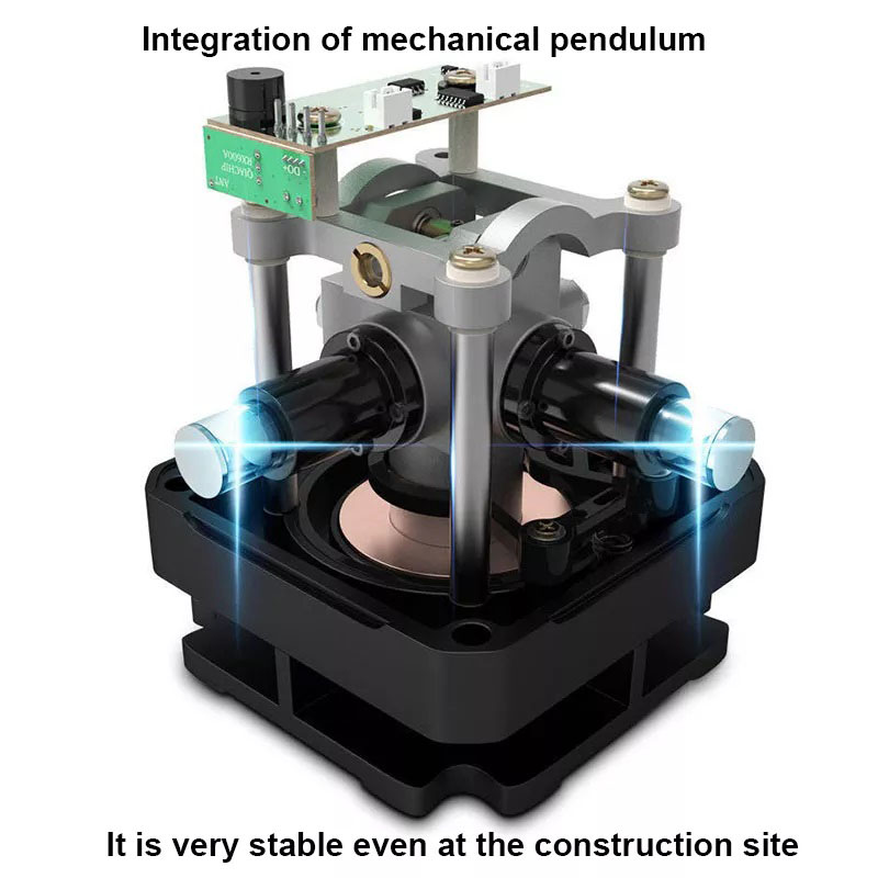 WAYMORE Automatic Self Leveling 360 Rotating Rotary 4D Laser Multi Cross Line Green Laser Level