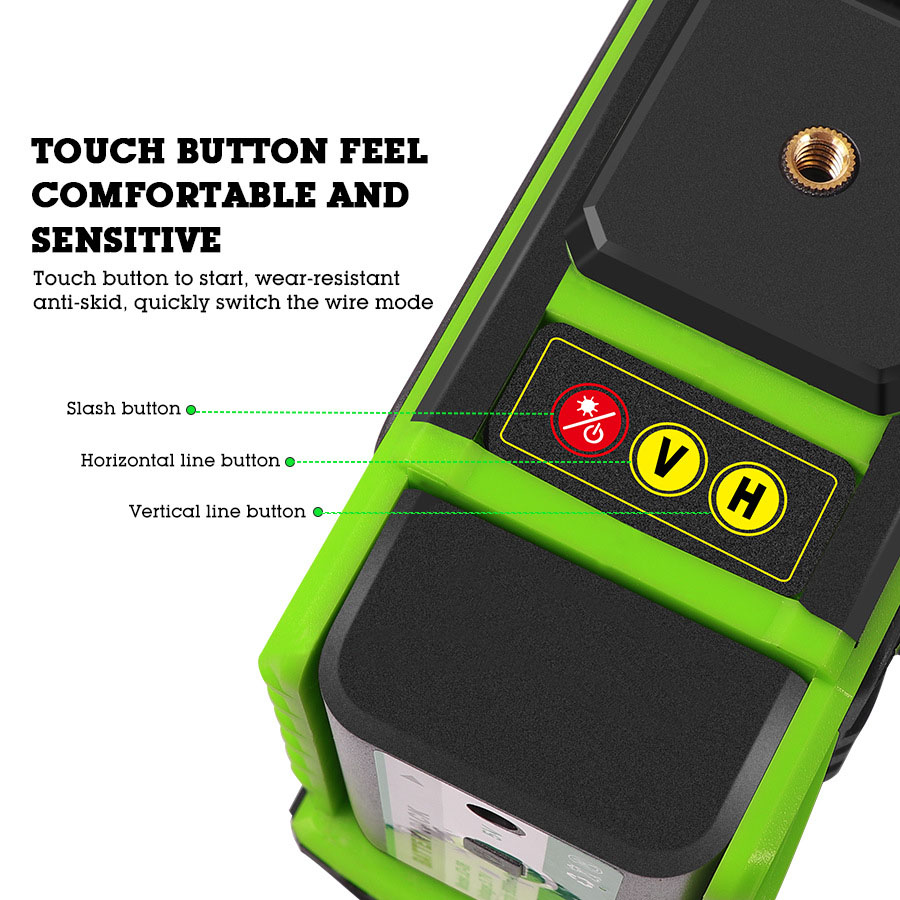 Waymore Beam 360 Vertical Horizontal Selfleveling Cross Line Laser Level Green 16 Lines Laser Level