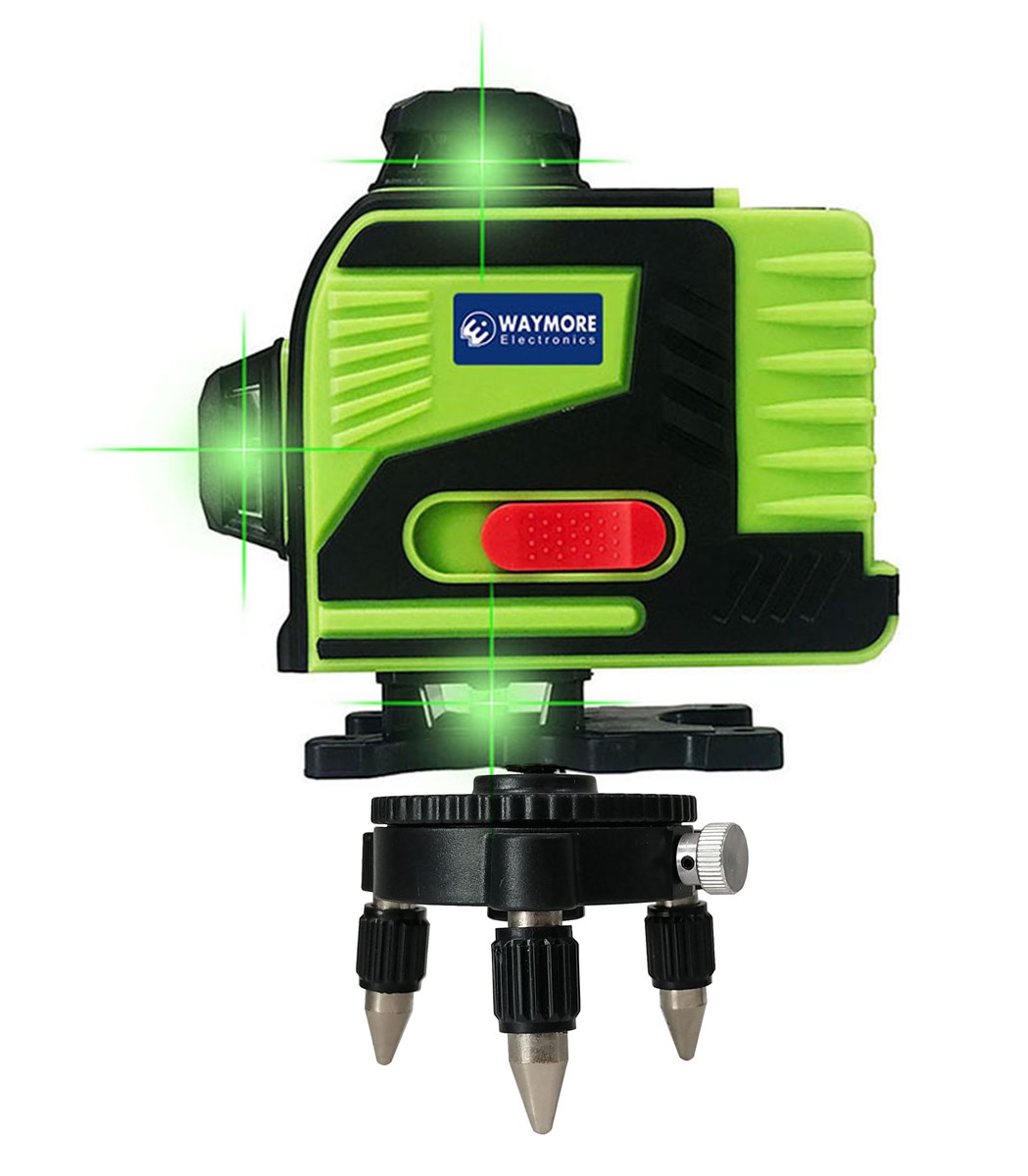 Waymore Beam 360 Vertical Horizontal Selfleveling Cross Line Laser Level Green 16 Lines Laser Level