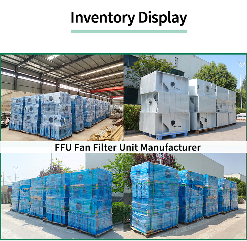 China Manufacturer H13 FFU Fan Filter Unit for Clean Room