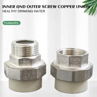 PPR Inner and outer screw copper union for healthy drinking water contact email