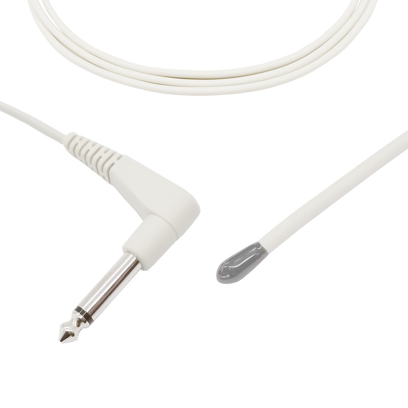 ATP0101 Compatible Reusable Adult Rectal Temperature Probe 10K 63 Single Earphone Plug 2pin