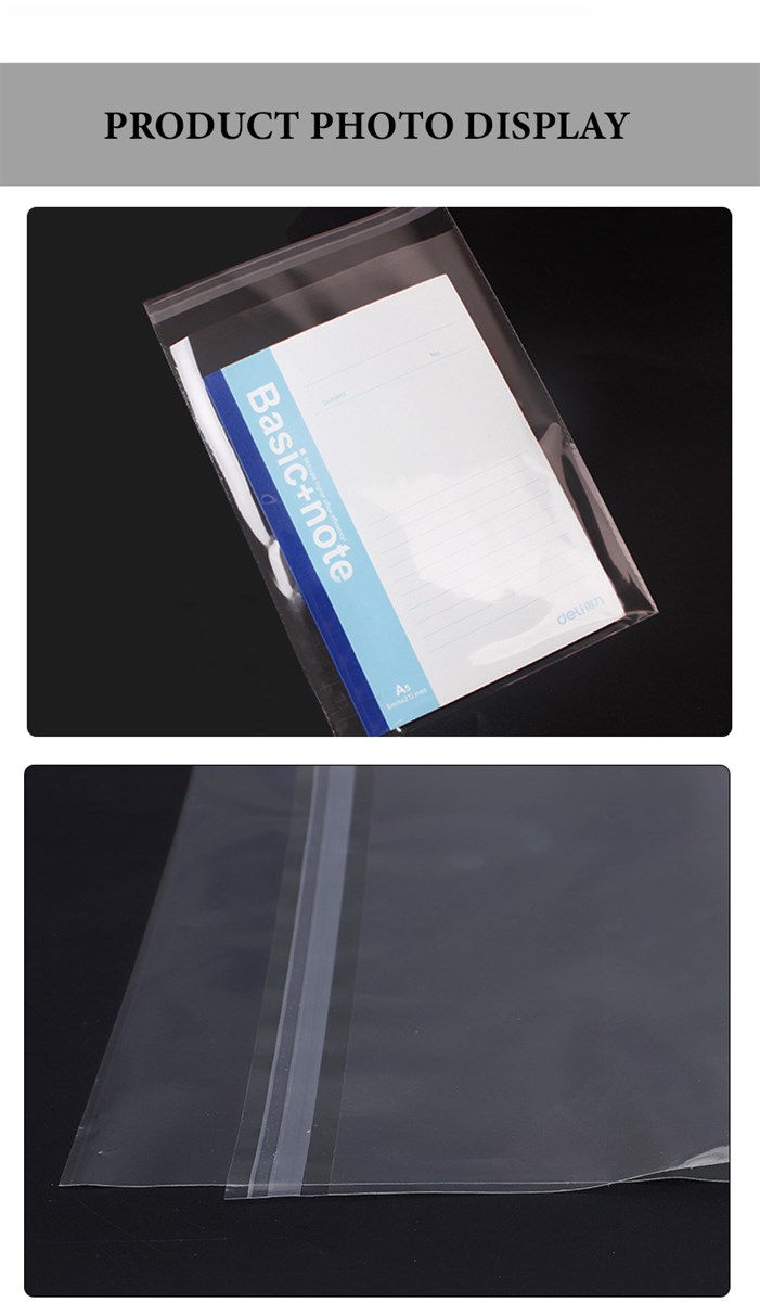 OPP selfadhesive bag transparent trumpet selfadhesive bag