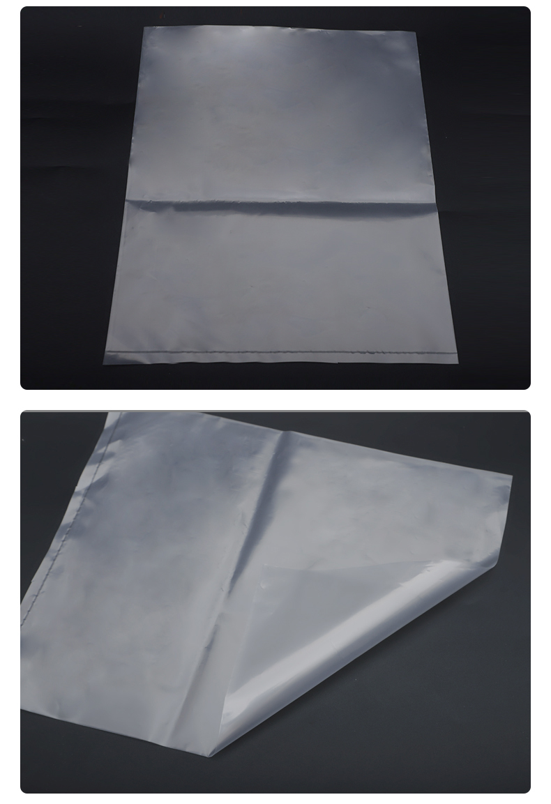 Transparent LDPE highpressure flat plastic bags are dustproof and moistureproof