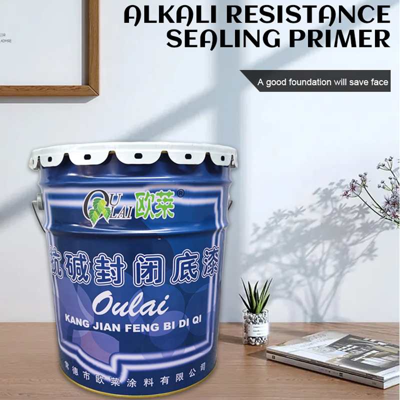 3 OULAI AntiAlkali Sealing Primer White 18L OULAI Alkali Resistant Sealing Primer White 18L