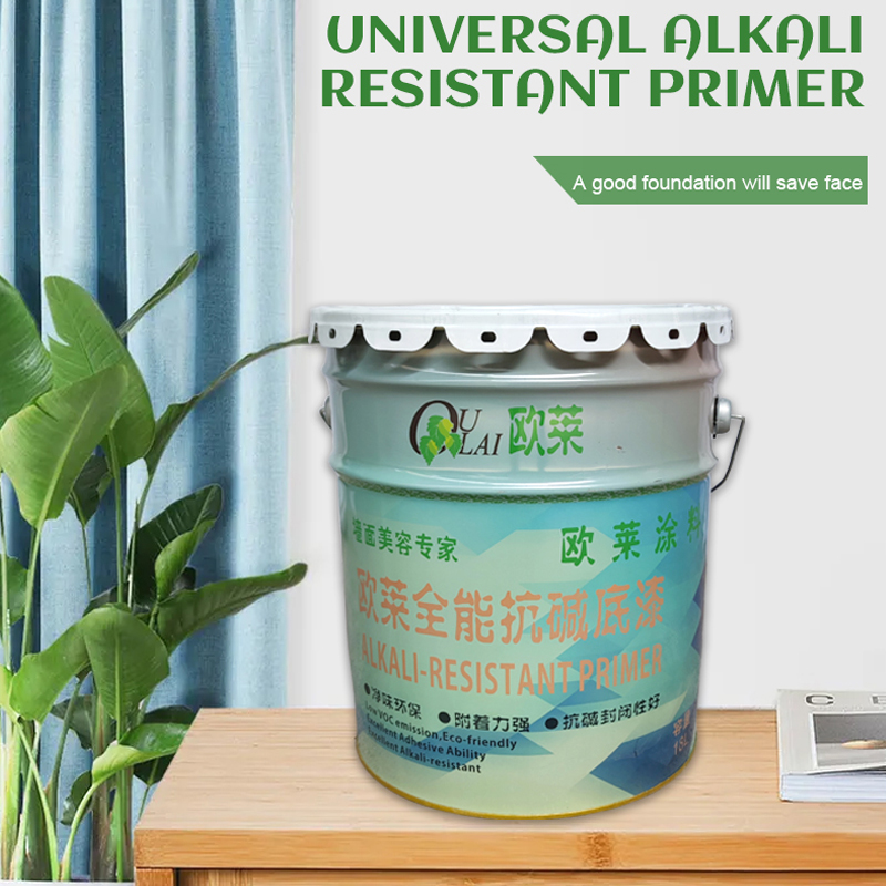 4 OULAI Alkali AntiAlkali Primer ColorlessWhite 18L