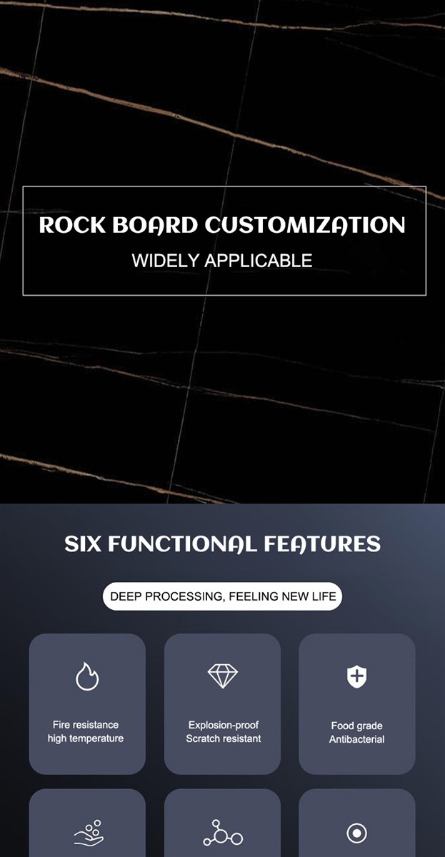 SLATE rectangular table top Support for custom Please contact us by email for specific price2