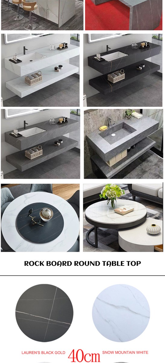 SLATE round table top Support for custom Please contact us by email for specific price1