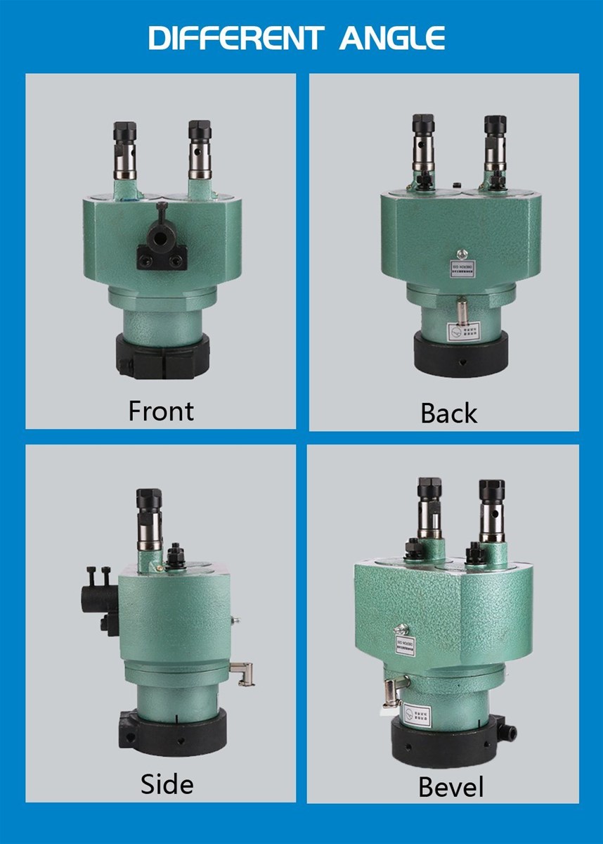 Easy to Operate Double Efficiency 2 Axis TType St200 Adjustable Multi Spindle Head