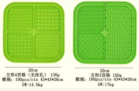 pet lick pad food grade silicone material antislip sucking back design great for indoor and outdoor use