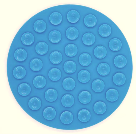 round pet lick pad food grade silicone material antislip sucking back design great for indoor and outdoor use