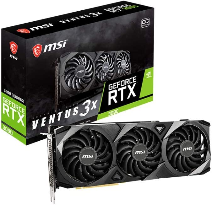 Gaming GeForce RTX 3090 24GB GDRR6X 384Bit HDMIDP Nvlink Torx Fan 3 Ampere Architecture OC Graphics Card RTX 3090 VEN