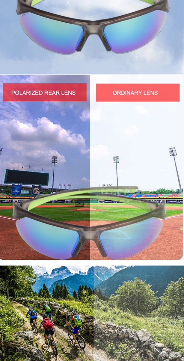 New cycling glasses Road cycling glasses outdoor sports sunglasses mens sunglasses H14151XEN