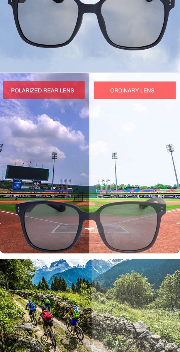 Retro black frame tan sunglasses driving sunscreen Korean version of orange glasses change color myopia sunglasses tide