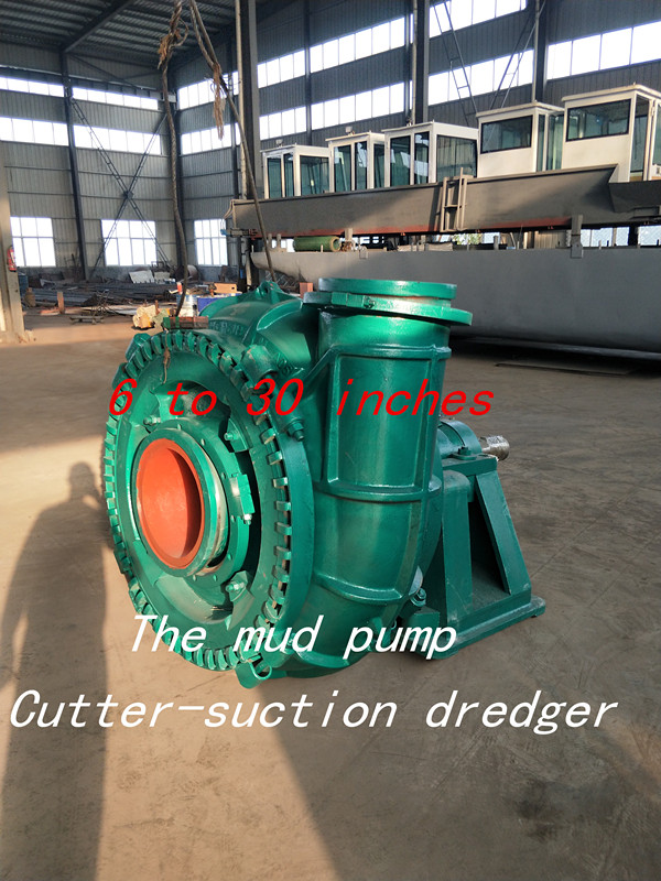 Cuttersuction dredger The mud pump diesel engine The pipe