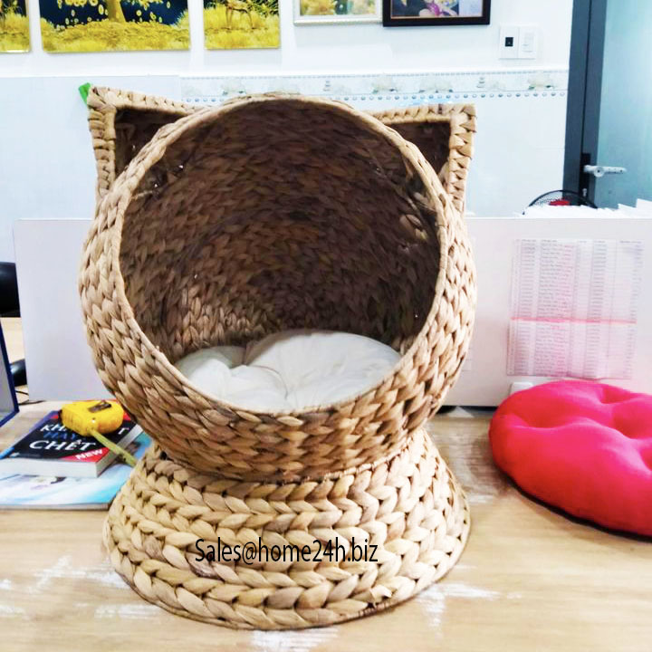 Water Hyacinth Kitty House Vietnam handmade Products