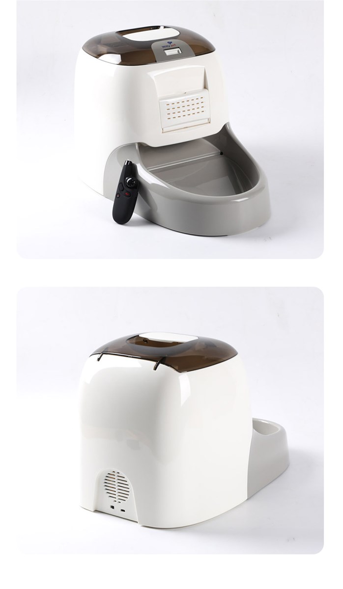 Pet intelligent feeder cat and dog automatic feeder timing quantitative largecapacity remote feeder supports customiz