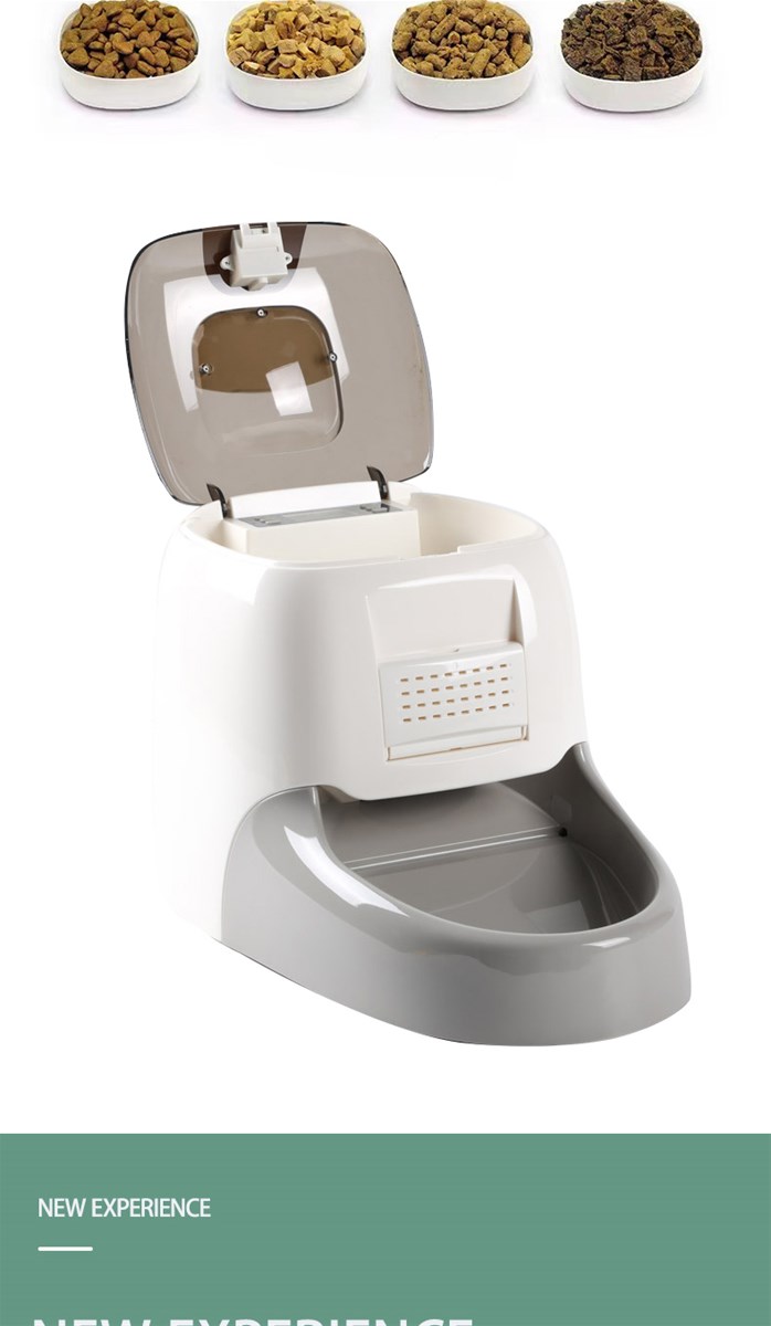 Pet intelligent feeder cat and dog automatic feeder timing quantitative largecapacity remote feeder supports customiz