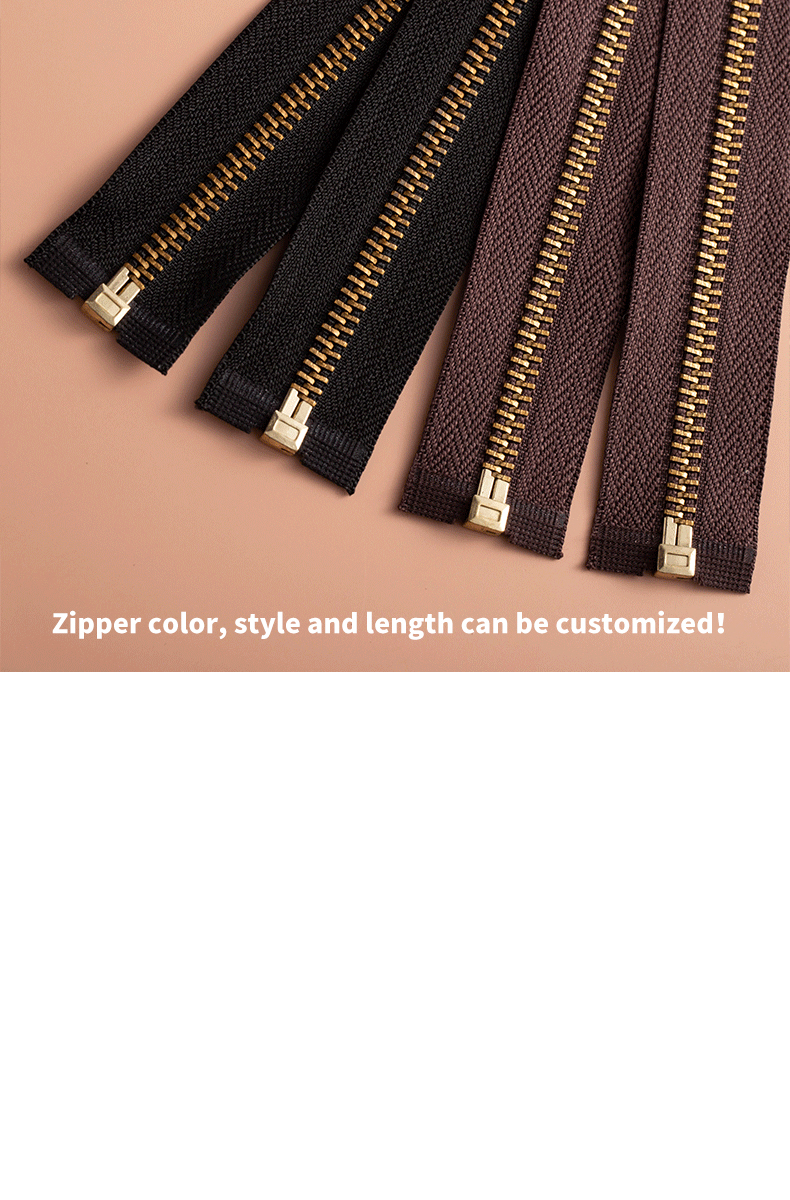 Metal ZipperSupport Online Order Specific price is based on contactMinimum 10 pieces