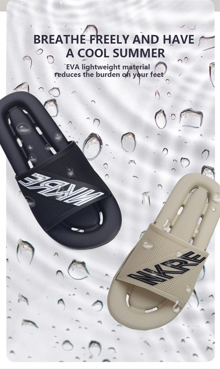 Antibacterial nonslip bottom hole slippersunisex