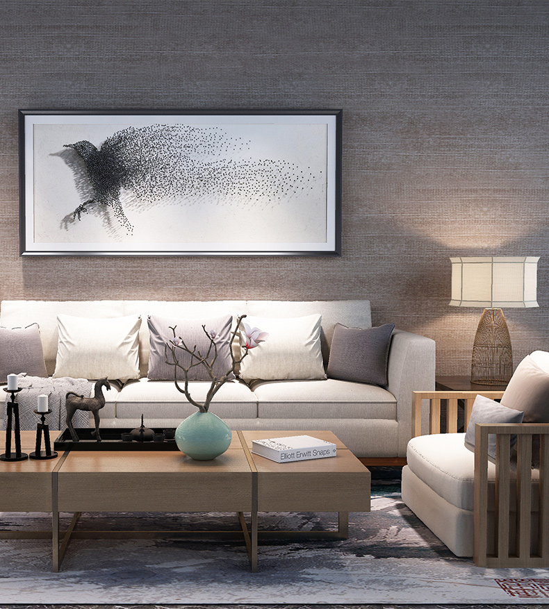 Solid wood sofa Imported solid wood pure manual traditional mortise and tenon technology
